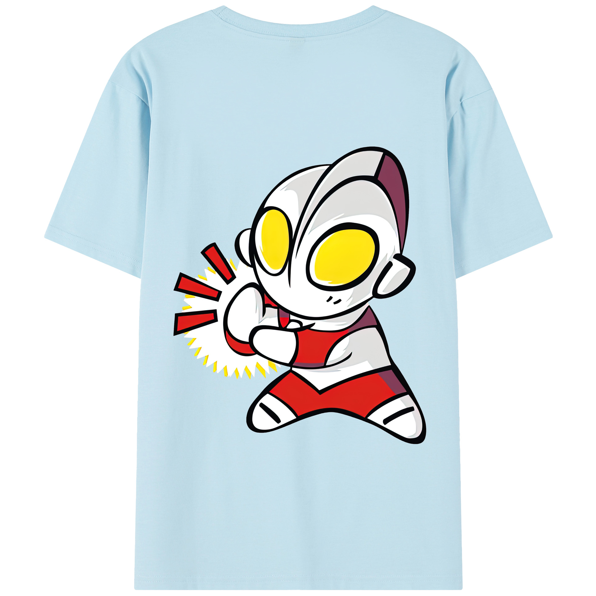 （画像用） ウルトラマン Ultraman 綿100％半袖Tシャツ（背面プリント）